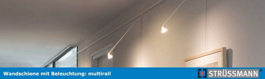 Bilderschiene mit Beleuchtung multirail