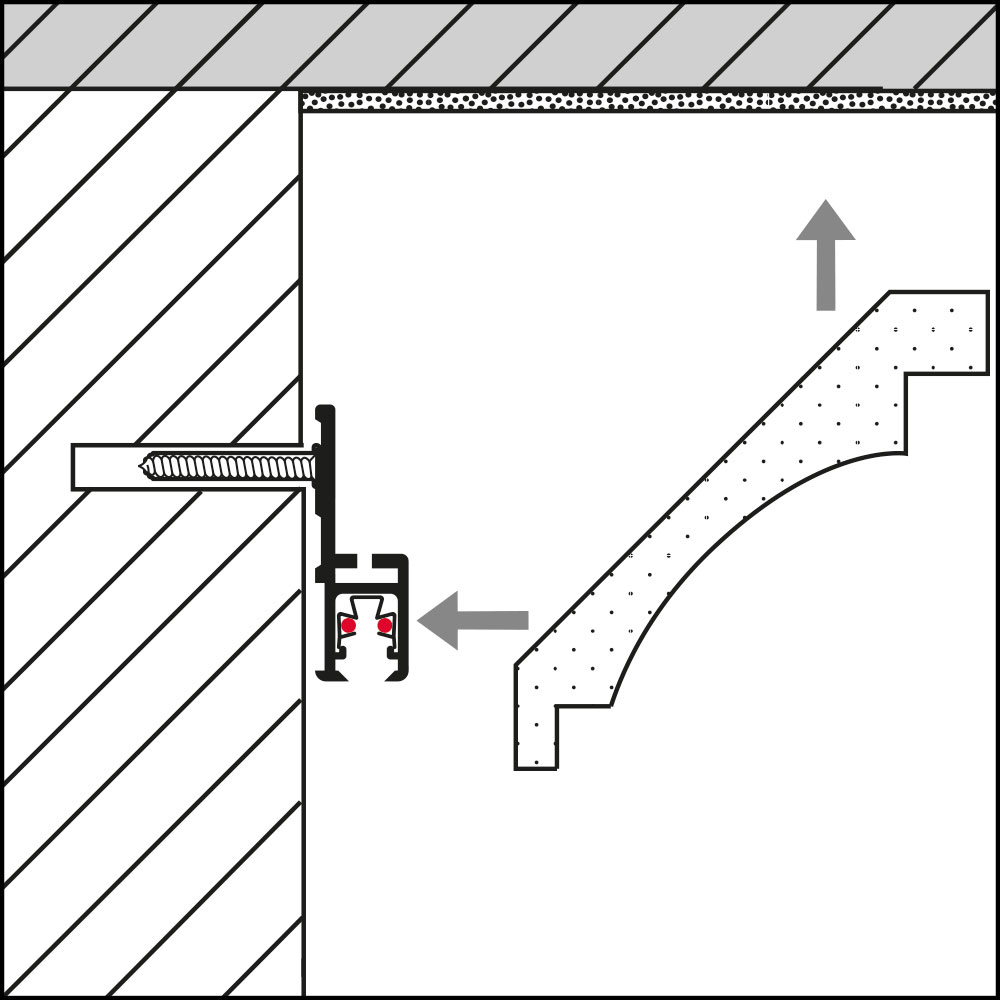 montage prorail crown